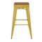 Flash Furniture 30" Yellow Metal Stool-Teak Poly Seat CH-31320-30-YL-PL2T-GG - alternate 10